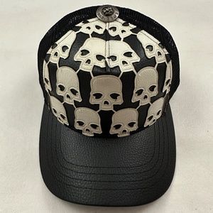 Vintage A & G Rock n Roll Couture Adjustable Trucker Hat One Size Black